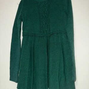 Tahari Kids Green Knit Dress